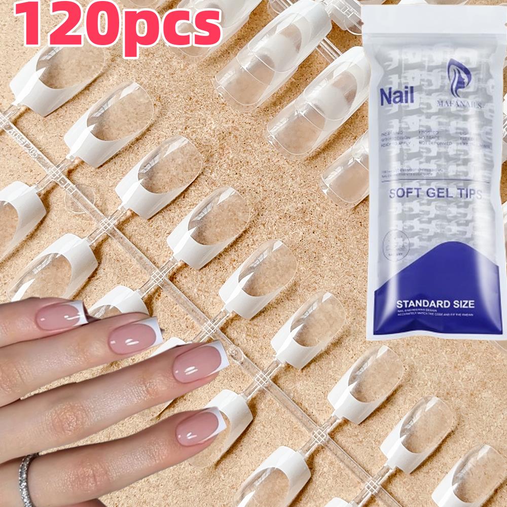 120 teile/beutel Klar Französi – Nail Art Wedding Bewertung und Preis