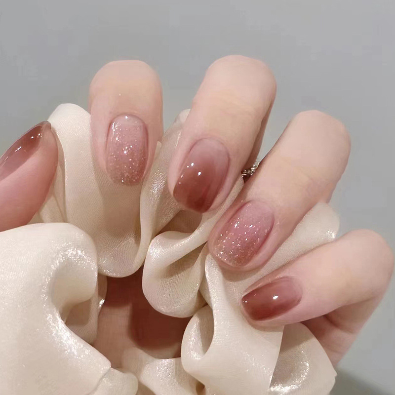 24 Stück Karamellbraun Ombre G – Nail Art Simple Elegant Bewertung und Preis