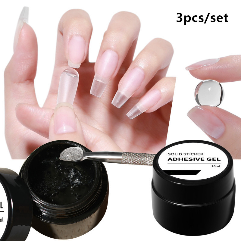 3 teile/satz Solide Nagel Tipp – Nail Art Halal Bewertung und Preis