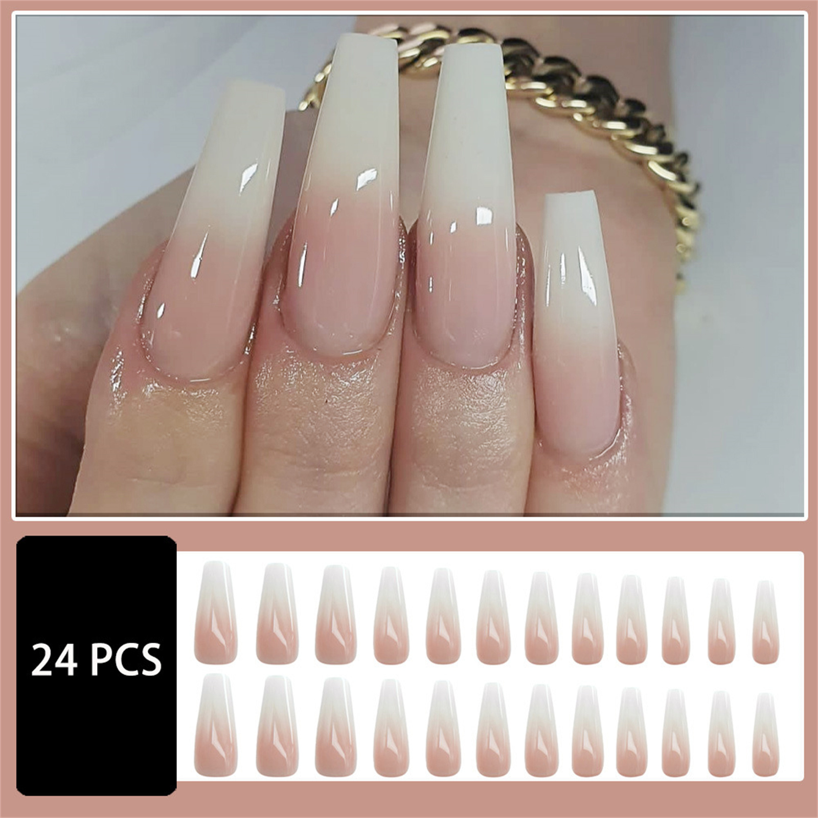 Lange Ballerina-Kunstnägel für – Nail Art Wedding Bewertung und Preis