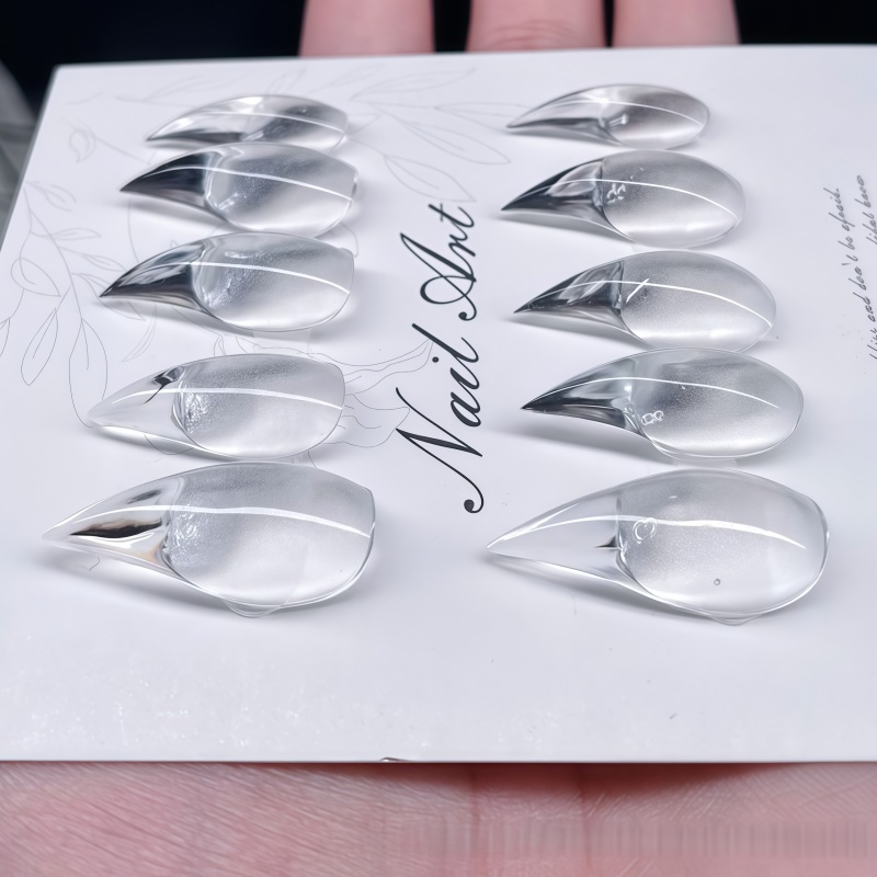 2026 Neu: 10 Stück ultralange, – Nail Art Simple Elegant Bewertung und Preis