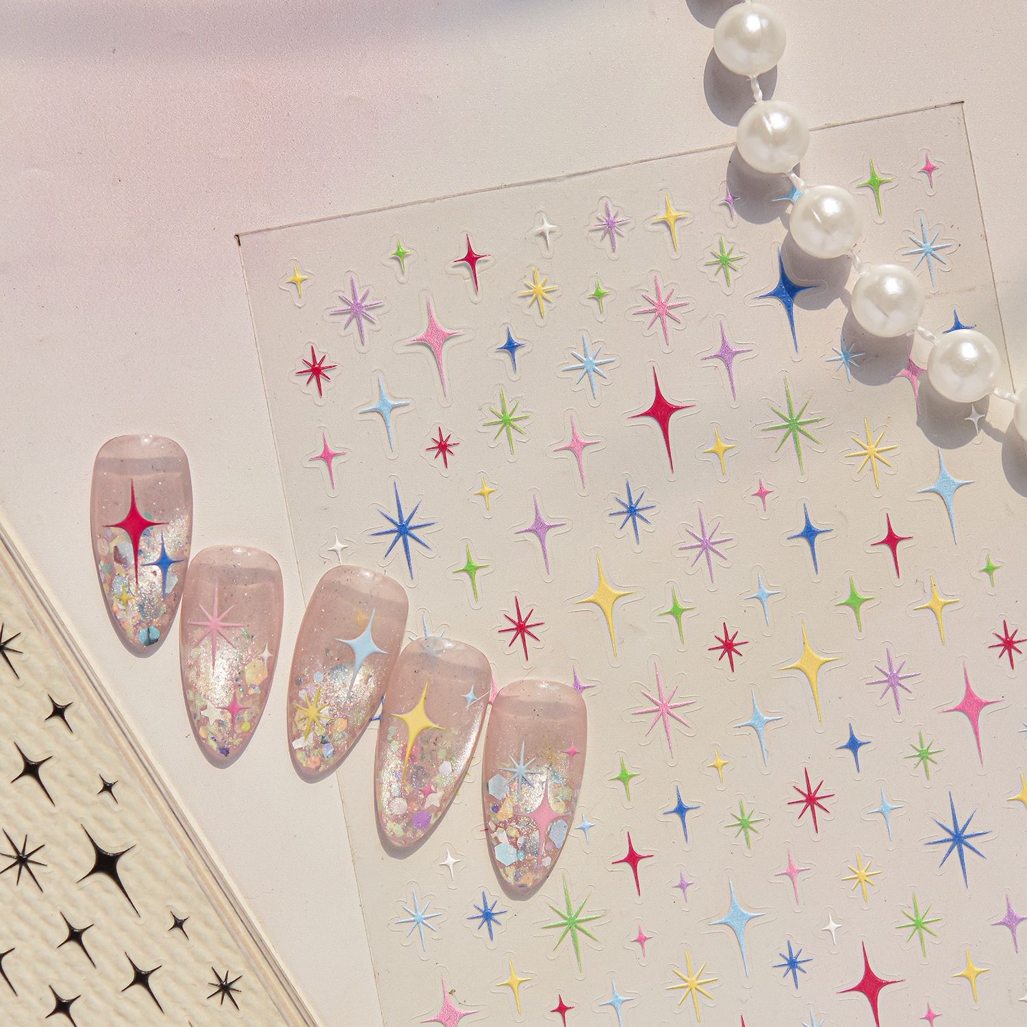 Stern 5D Einfache Helle Vierpu – Nail Art Simple Elegant Bewertung und Preis