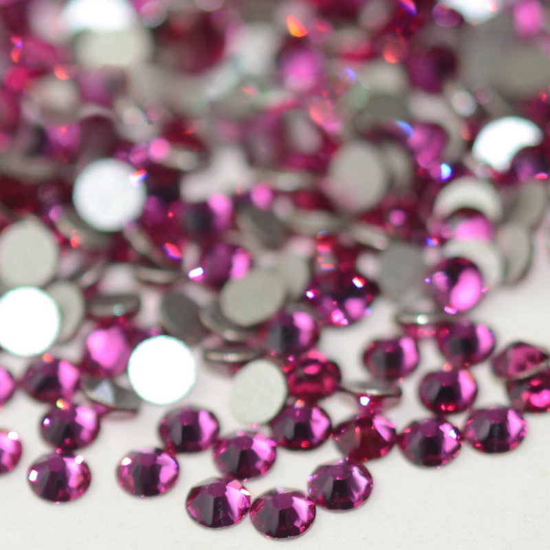 Hochwertige Glas-Strasssteine  – Nail Art Fuchsia Bewertung und Preis