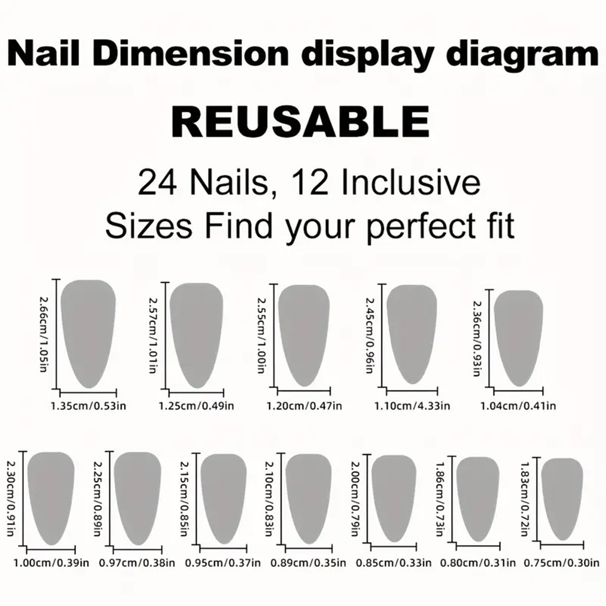 24 Stück Mandelförmige Aufkleb – Nail Art Wedding Bewertung und Preis