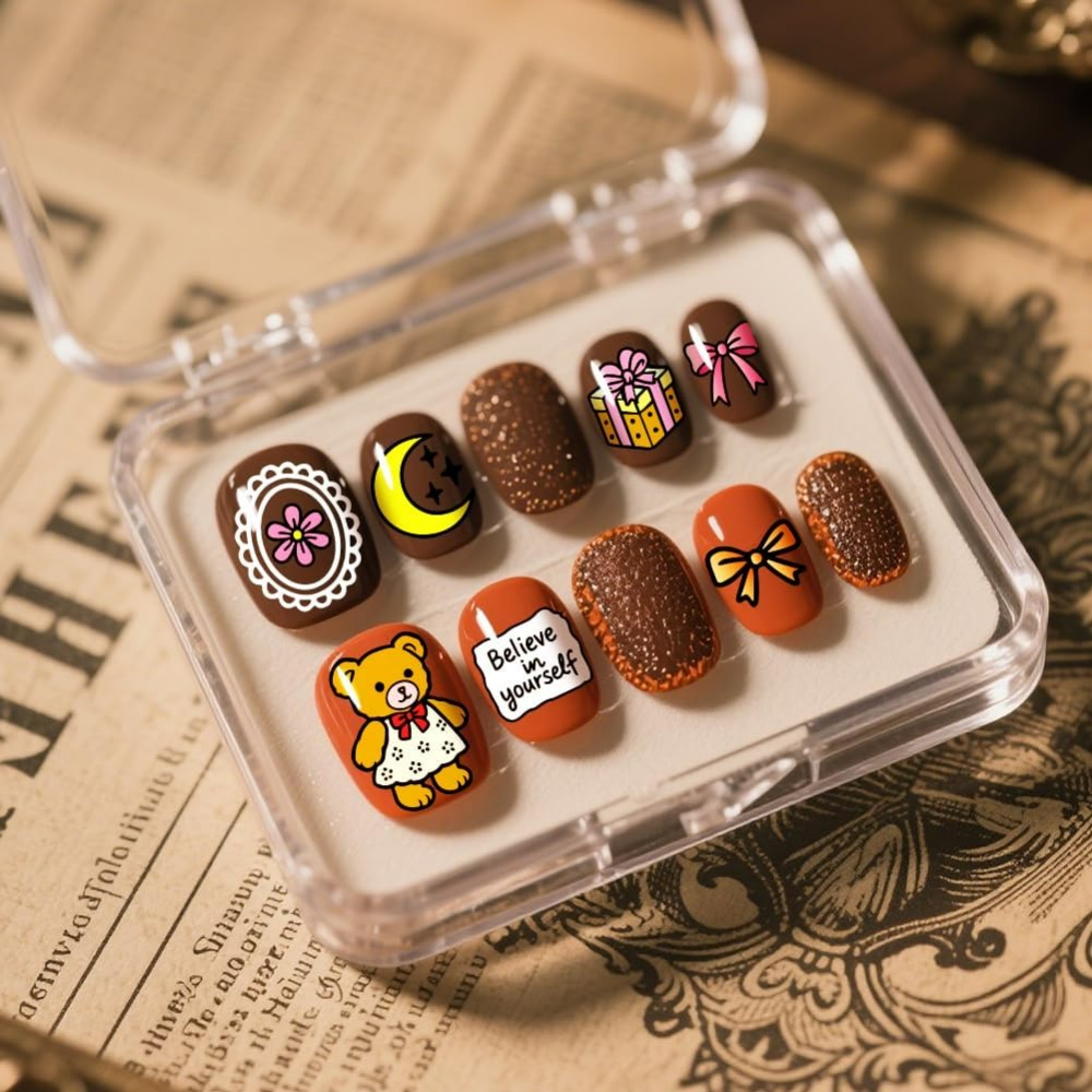 3 Stück Niedliche Bären-Nagels – Nail Art Love Bewertung und Preis