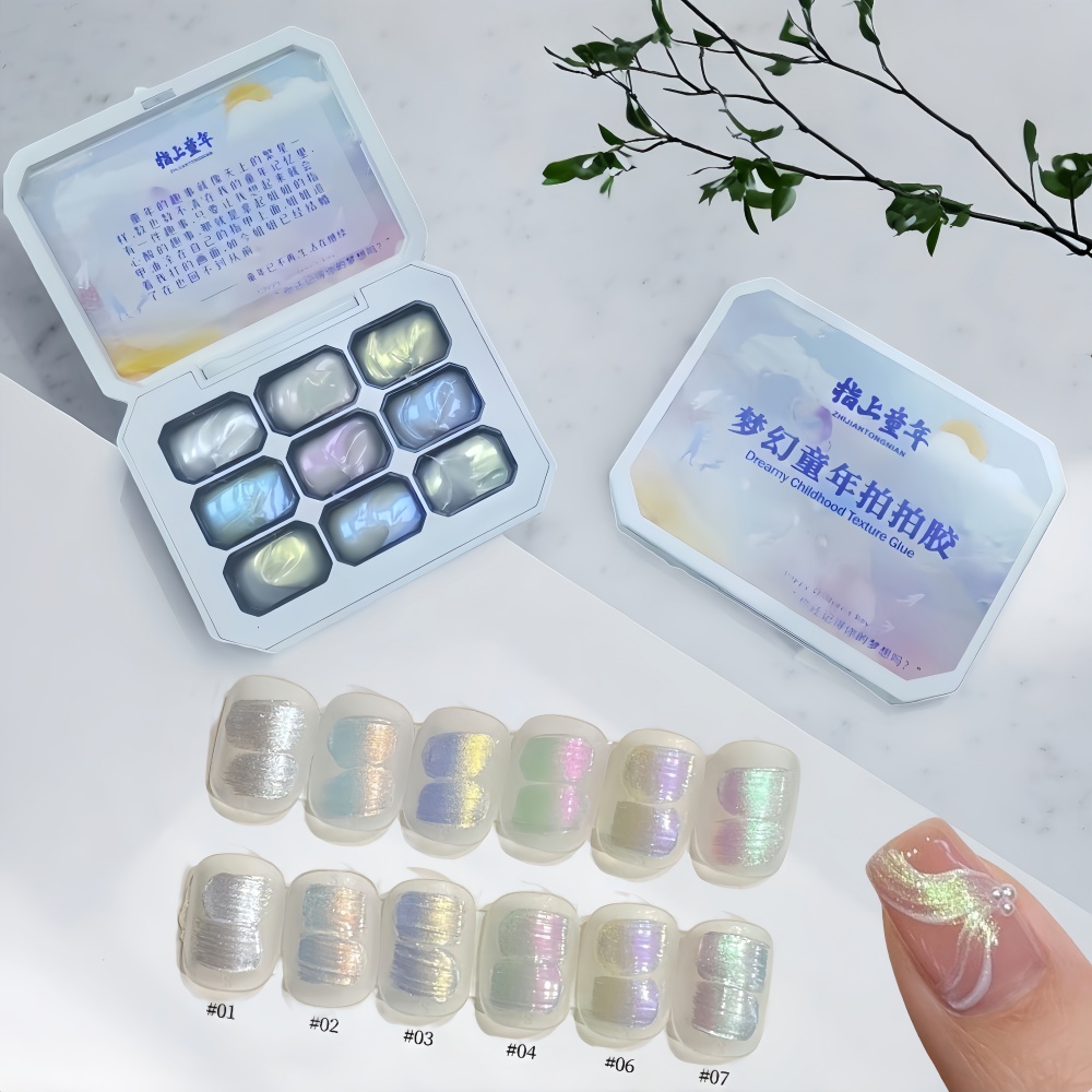 1 Stück 9-farbiger, neuer, bel – Nail Art Ombre Bewertung und Preis