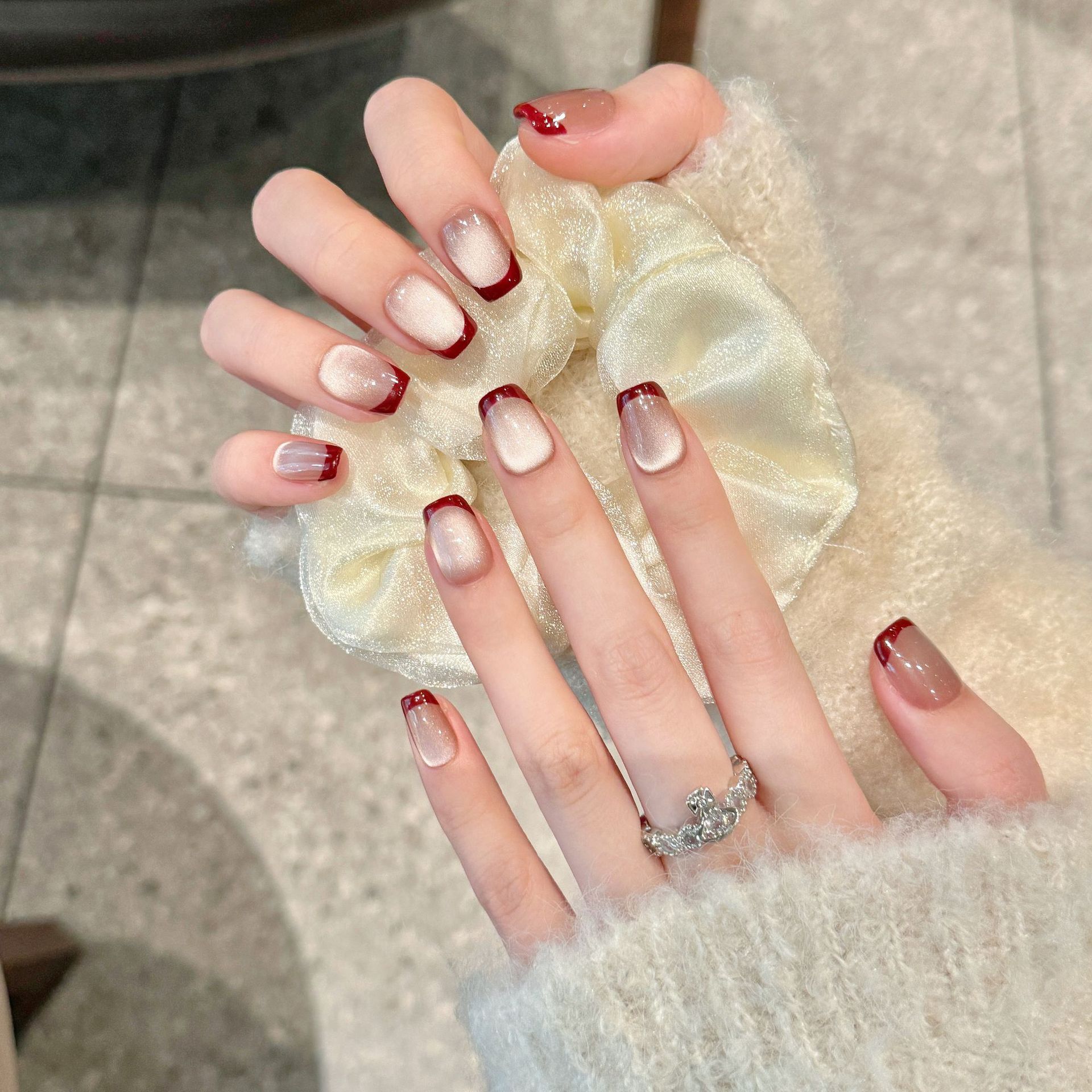 10 Stück handgefertigte gepres – Nail Art Simple Elegant Bewertung und Preis