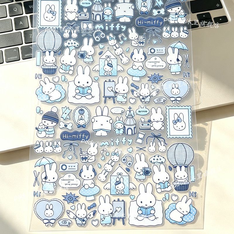 Blues Miffy Aufkleber Nagelkun – Nail Art Love Bewertung und Preis