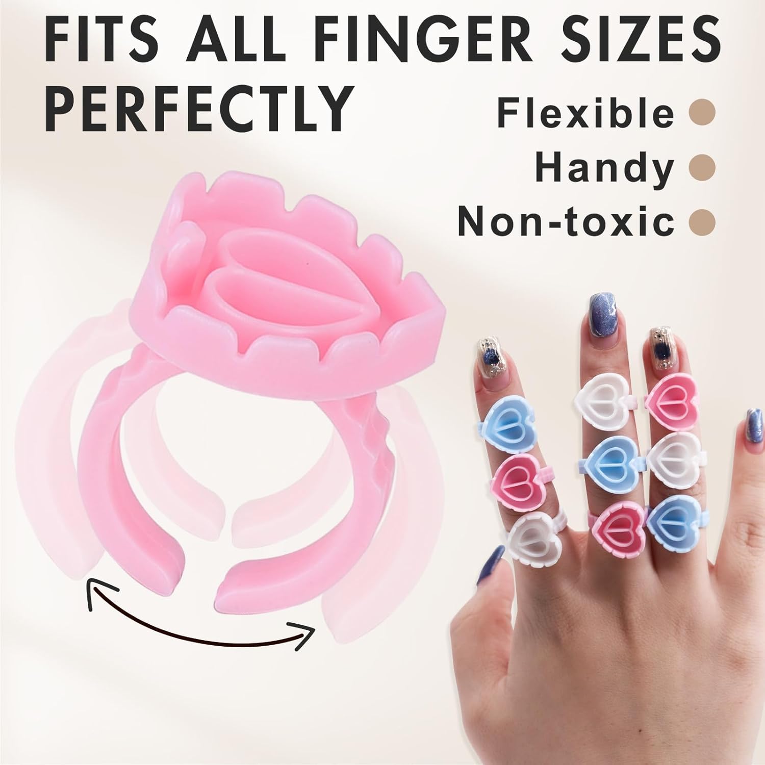 100 Stück Kleberringe für Wimp – Nail Art Love Bewertung und Preis