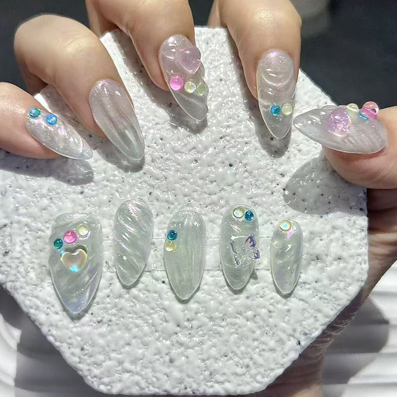 Handgemachte Press On Nails Ku – Nail Art Simple Elegant Bewertung und Preis