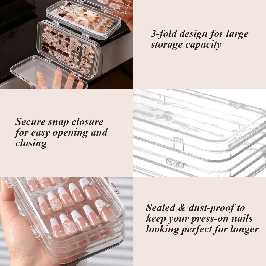 Transparente Faltbare Aufbewah – Nail Art Halal Bewertung und Preis
