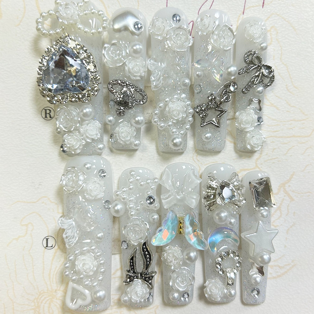 10 Stück Niedliche Jirai Kei W – Nail Art Love Bewertung und Preis