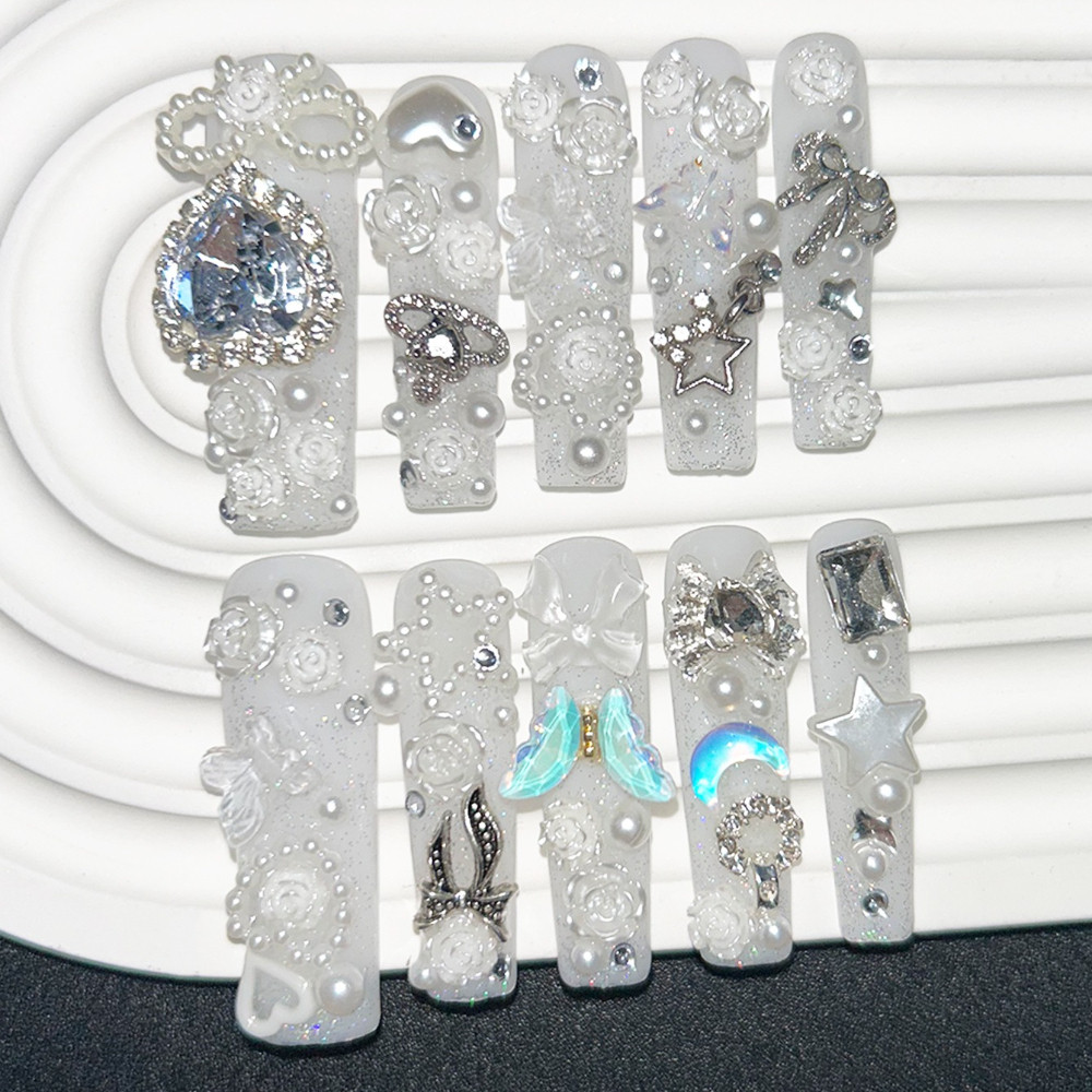 10 Stück Niedliche Jirai Kei W – Nail Art Love Bewertung und Preis