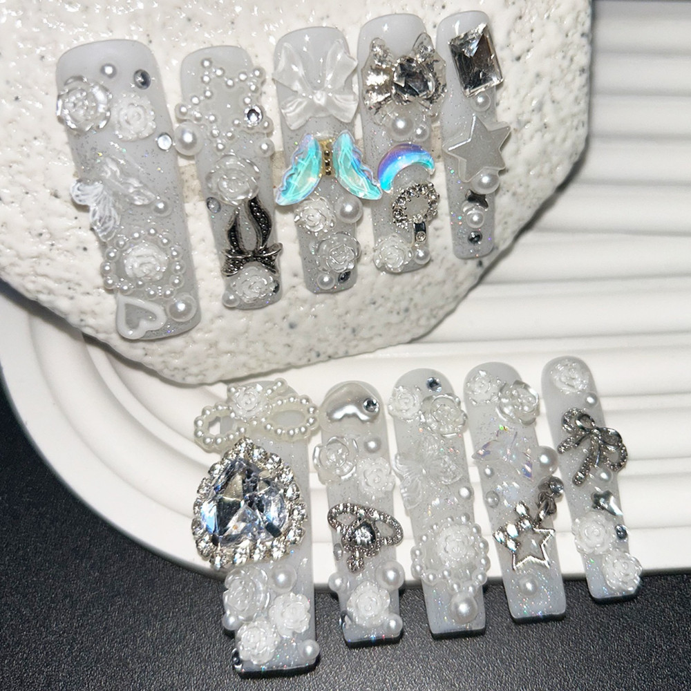 10 Stück Niedliche Jirai Kei W – Nail Art Love Bewertung und Preis