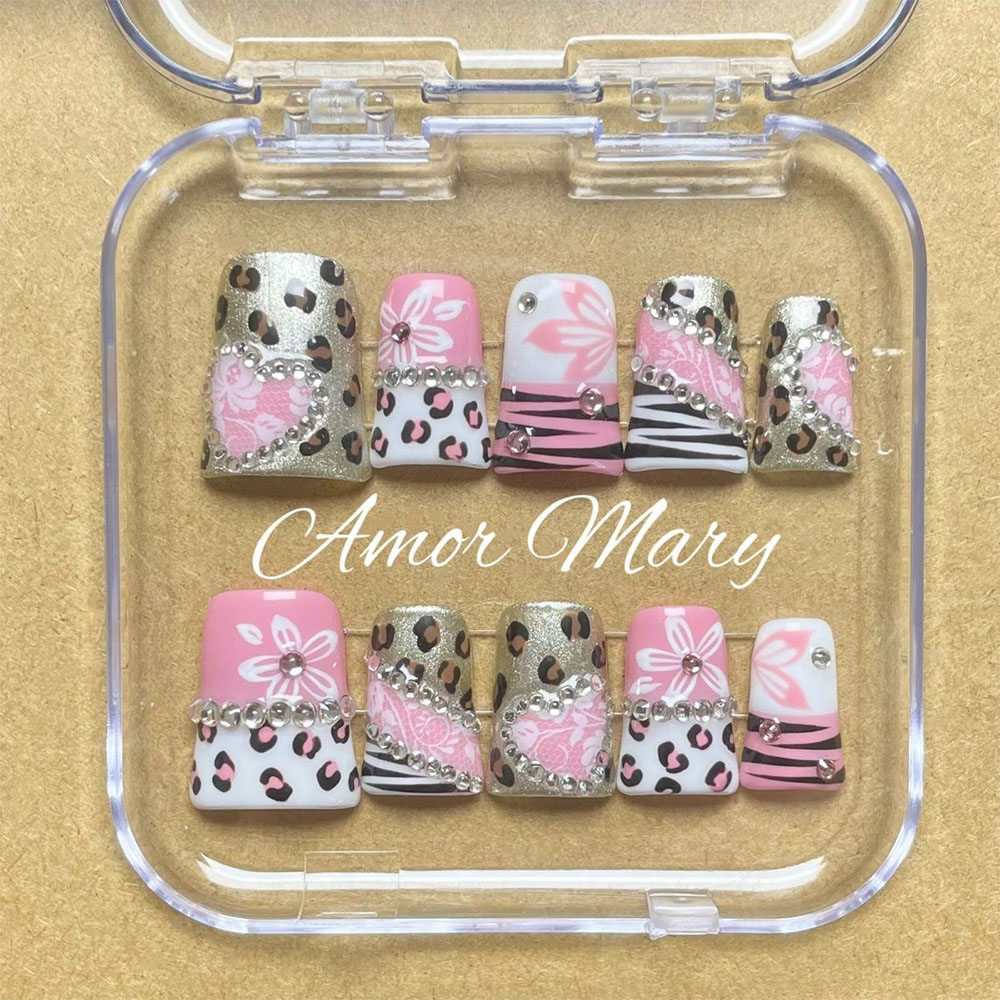 Sommerfrische 3D-Blumen-Diaman – Nail Art Love Bewertung und Preis