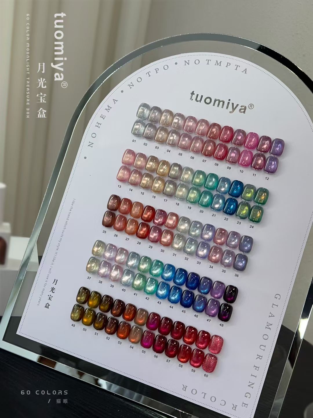 60-Farben Moonlight Cat Eye Na – Nail Art Halal Bewertung und Preis