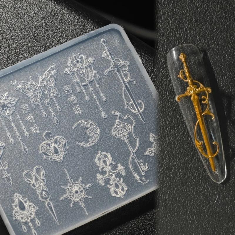 1 Stück Europäischer Retro-Sti – Nail Art Flower Bewertung und Preis