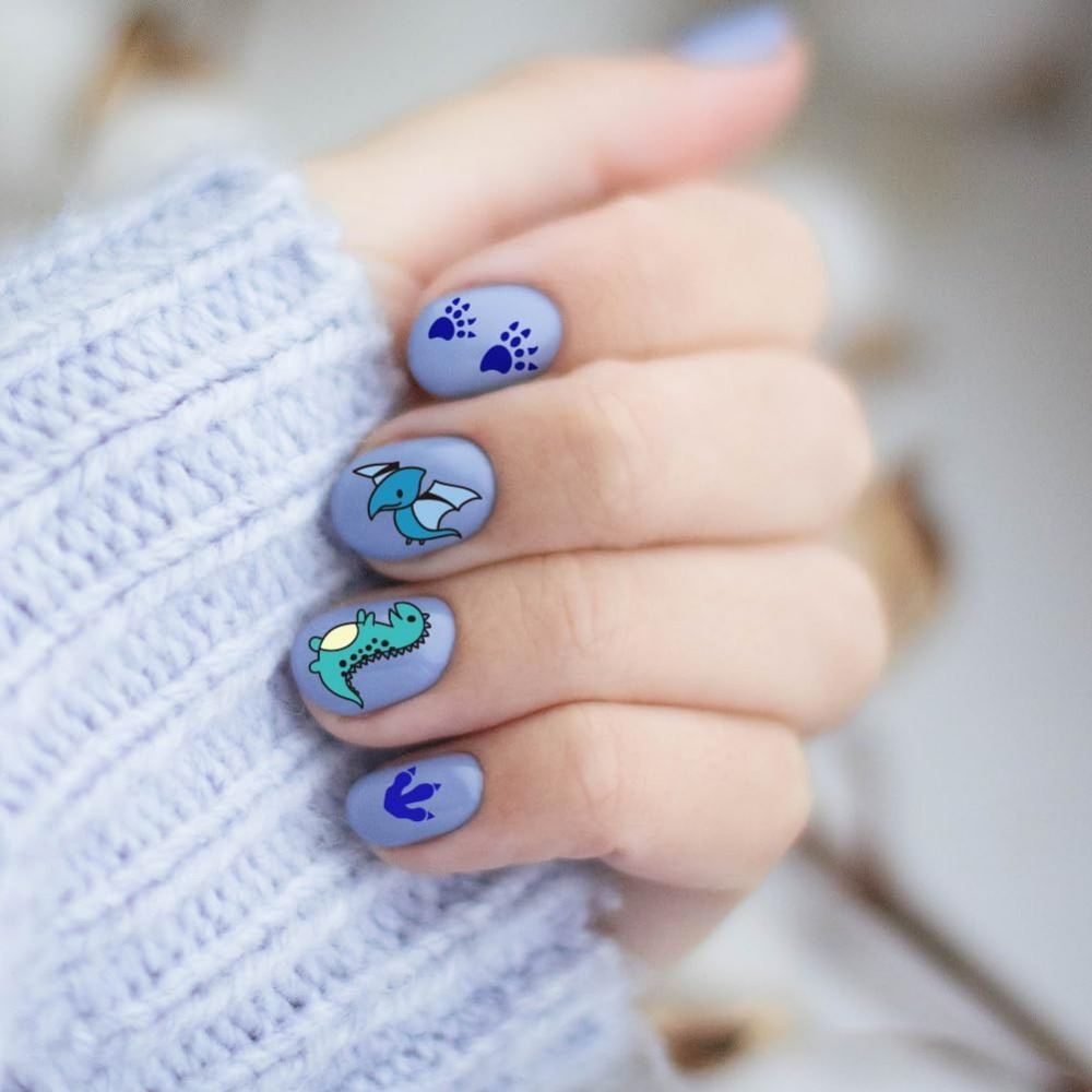 3 Stück Dinosaurier-Nagelstemp – Nail Art Love Bewertung und Preis