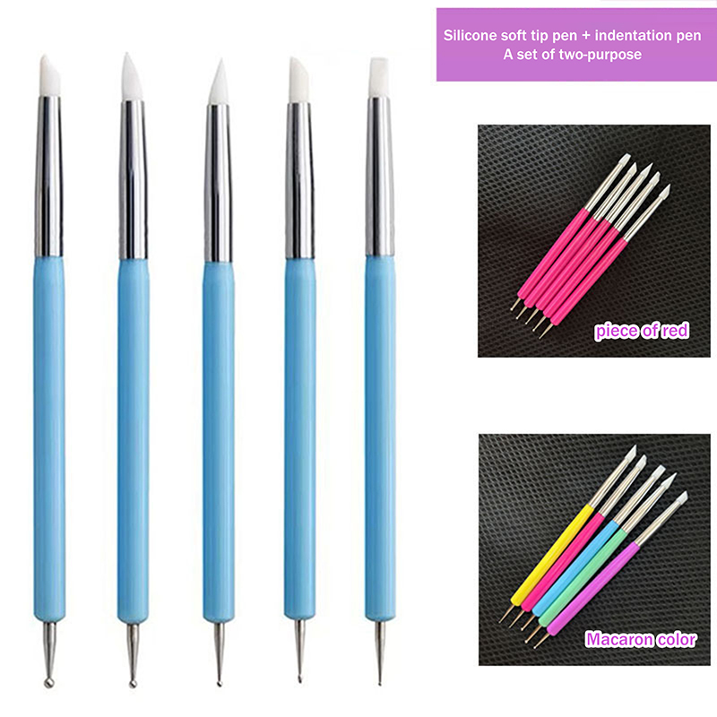 5-teiliges 2-Wege-Nail-Art-Set – Nail Art Flower Bewertung und Preis