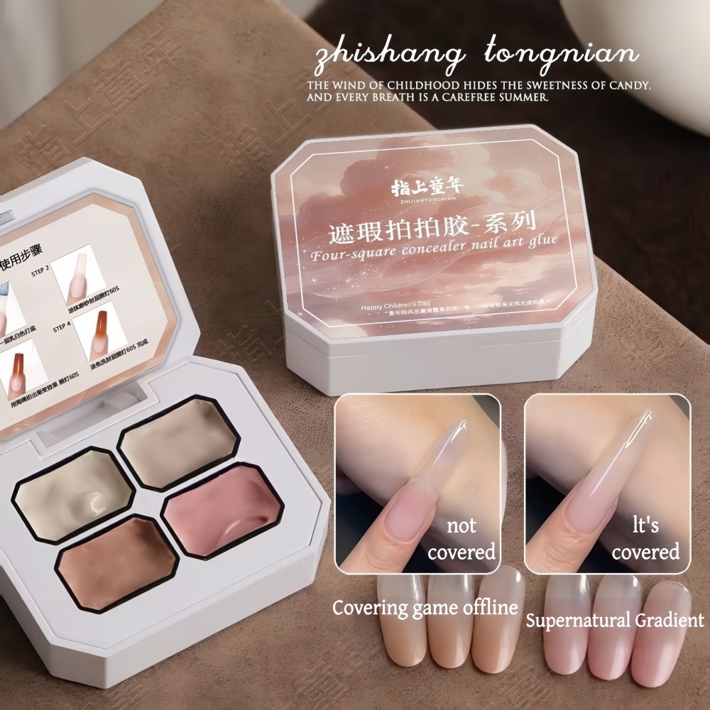4 Farben im Farbverlauf: Rosa, – Nail Art Halal Bewertung und Preis